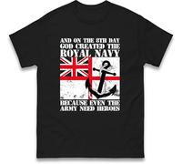 Vintage British Royal Navy Top, 8th Day Royal Navy t Shirt, Retro UK Army t Shirt, Anchor London, Veteran Soldiers