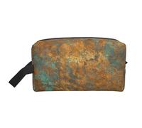 Vintage BronzeLarge Capacity Cosmetic Organizer,Travel Makeup Bag for Women