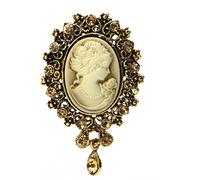 Vintage Brooch, Elegant Pullover Corsage, Queen for Pin, Pattern Pin, Surprise Gift for Valentine's Day, Mother D Pearl Pins, Einheitsgröße, As described