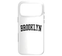 Vintage Brooklyn NY Distressed Black Varsity Style Case for iPhone 17 Pro Max