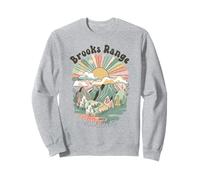 Vintage Brooks Range Alaska Mountains Hiking Sunset Groovy Sweatshirt