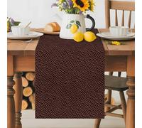 Vintage Brown Cowboy Texture Art Table Runner 70 Inches Long,Table Runners Kitchen Dining Tables Decoration for Home Party Decor, Leather Abstract Style Tables Runner Wedding Dresser Scarf
