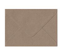 Vintage Brown Fleck Recycled Kraft Envelopes - Size C6 162mm x 114mm - Pack of 100
