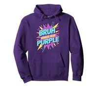 Vintage BRUH WINNERS WEAR PURPLE Competition Game Day Cheer Pullover Hoodie