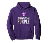 Vintage Bruh WINNERS WEAR PURPLE Summer Camp War Game Team Pullover Hoodie