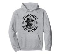 Vintage Bubonic But Iconic Plague Doctor Historical Pullover Hoodie