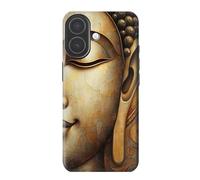 Vintage Buddha Face Golden Style Case Cover For iPhone 17