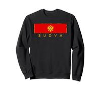 Vintage Budva Montenegro Vacation | Montenegro Lover Sweatshirt