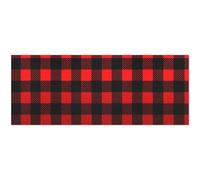Vintage Buffalo Plaid Wrapping Paper 2 Pack Red Grid Waterproof Tear-Resistant PP Craft Paper for Christmas Thnaksgiving Birthdays Holiday Presents Decorations