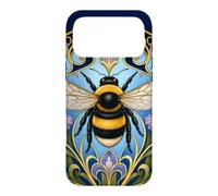 Vintage Bumblebee Art Nouveau Floral Case for iPhone 17 Pro Max