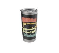 Vintage Buses Transit Driver Job Stainless Steel Insulated Tumbler
