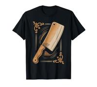 Vintage Butcher Cleaver Meat Cutter Retro Shop T-Shirt