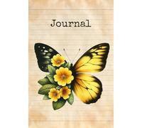 Vintage Butterfly Journal: Beautiful 120 Lined Pages and 6x9 Inches Book for Journaling Supplies