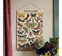 Vintage Butterfly Wall Decor Metal Tin Sign, Butterfly Poster for Living Room Office Classroom Bedroom Decor Frame, 12 x 8 Inches