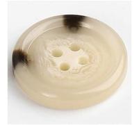 Vintage Buttons, Sewing Buttons, 20Pcs Resin Round Flatback, 20mm Elegant Suit Coat Button Black White Brown(No.15)