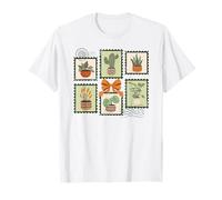 Vintage Cactus Stamp Gardener T-Shirt