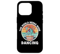 Vintage Cactus The World Needs More Dancing Retro Dance Case for iPhone 16 Pro