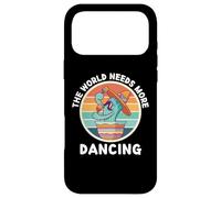 Vintage Cactus The World Needs More Dancing Retro Dance Case for iPhone 17 Pro Max