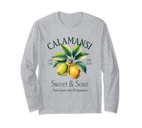 Vintage Calamansi Filipino Lime Fruit Philippine Lemon Retro Long Sleeve T-Shirt