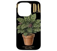 Vintage Calathea Makoyana Plant Dad Nature Flora Gardener Case for iPhone 14 Pro