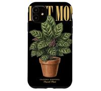 Vintage Calathea Makoyana Plant Mom Nature Flora Gardener Case for iPhone 11
