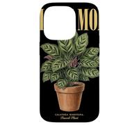 Vintage Calathea Makoyana Plant Mom Nature Flora Gardener Case for iPhone 14 Pro
