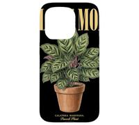 Vintage Calathea Makoyana Plant Mom Nature Flora Gardener Case for iPhone 15 Pro