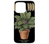 Vintage Calathea Makoyana Plant Mom Nature Flora Gardener Case for iPhone 15 Pro Max