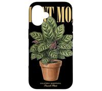 Vintage Calathea Makoyana Plant Mom Nature Flora Gardener Case for iPhone 16