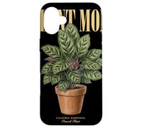 Vintage Calathea Makoyana Plant Mom Nature Flora Gardener Case for iPhone 16 Plus
