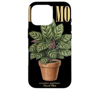 Vintage Calathea Makoyana Plant Mom Nature Flora Gardener Case for iPhone 16 Pro