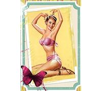 Vintage Calendar Girls Journal: Pin-Up Girls Notebook (Small Journal 6 X 9) (150 Blank Lined Pages, Soft Cover) (Diary, Notebook)