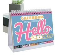Vintage Calendar - Retro Desk Calendar 2025 | Monthly Calendar Planner, Calendar Sep 2024 - Dec 2025, Diary for Easy Organisation, Retro Style, 20.5 x 8 x 16.5 cm, Robust