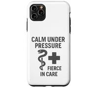 Vintage, Calm, Under, Pressure. Nurse Empowerment Art. Case for iPhone 11 Pro Max