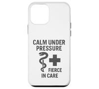 Vintage, Calm, Under, Pressure. Nurse Empowerment Art. Case for iPhone 12 mini