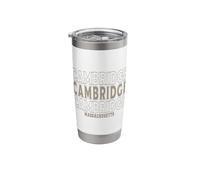 Vintage Cambridge Massachusetts Stainless Steel Insulated Tumbler