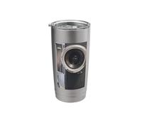 Vintage Camera Close-Up Stainless Steel Insulated Tumbler
