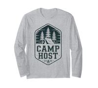 Vintage Camp Host Camping Chaos Coordinator Squad Director Long Sleeve T-Shirt