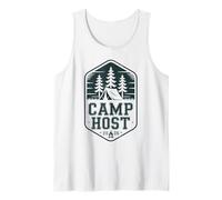 Vintage Camp Host Camping Chaos Coordinator Squad Director Tank Top