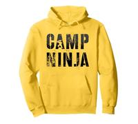 Vintage CAMP NINJA Summer Staff Counselor Teacher Military Pullover Hoodie