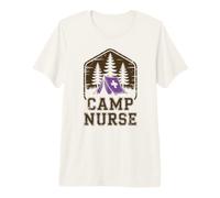 Vintage Camp Nurse Nursing School Campers Crew Director Premium T-Shirt