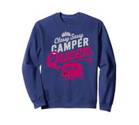 Vintage CAMPER QUEEN Sassy RV Vibes Camping Campsite Sweatshirt