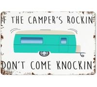 Vintage Camper Sign Funny Saying Metal Plaque Rustic Home Bar Restaurant Cafe Wall-Art 8 X 12 in