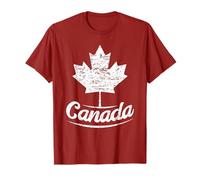Vintage Canada Retro Canadian Flag Maple Leaf T-Shirt