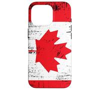 Vintage Canadian Banner Fan Canada Flag Retro Case for iPhone 16 Pro