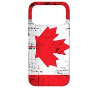 Vintage Canadian Banner Fan Canada Flag Retro Case for iPhone 17 Pro Max
