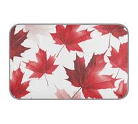 Vintage Canadian Maple Leaf Red Summer cooling mats Self Cooling cat bed outdoor for pet indoors cat essentials esterilla refrescante para perros M