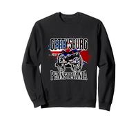 Vintage Cannon Gettysburg Pennsylvania Historical Heritage Sweatshirt