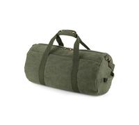 Vintage Canvas Duffle Bag Bagbase Green One Size