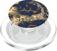 Vintage Cape Cod MA Pictorial Map (1926) PopSockets PopGrip for MagSafe